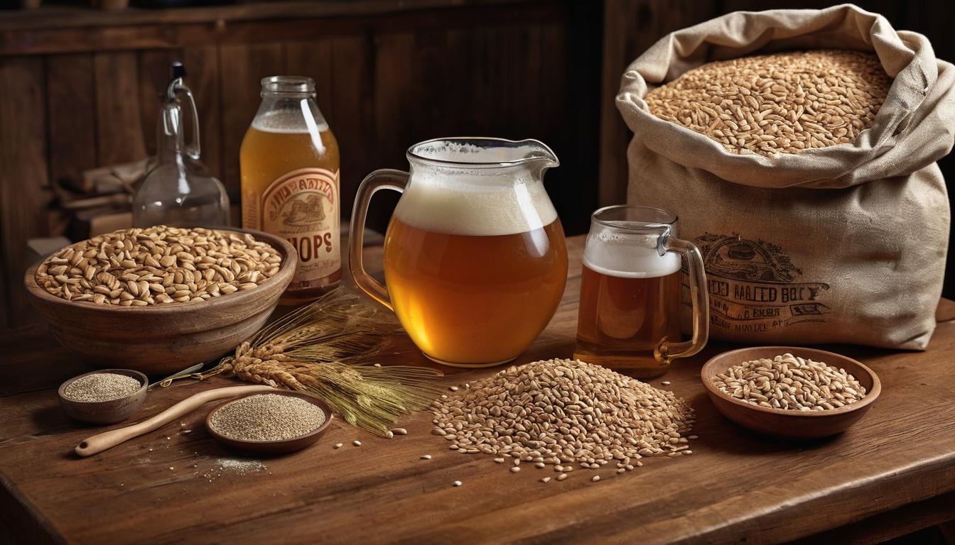 Lager brewing ingredients