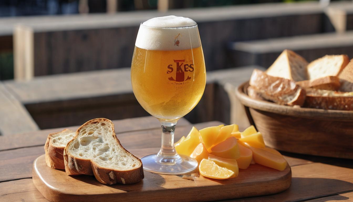 Refreshing saison with pairings