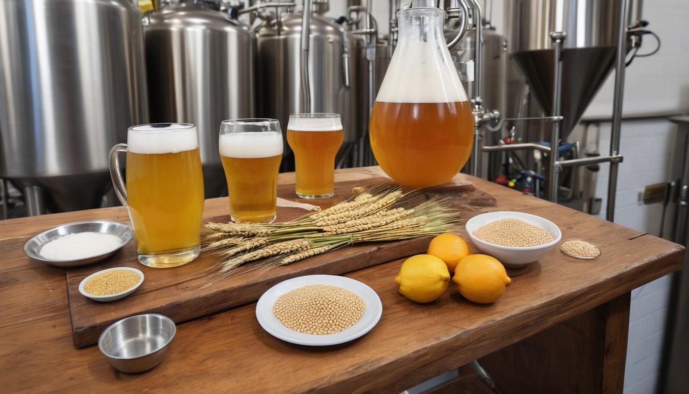 Wheat beer brewing